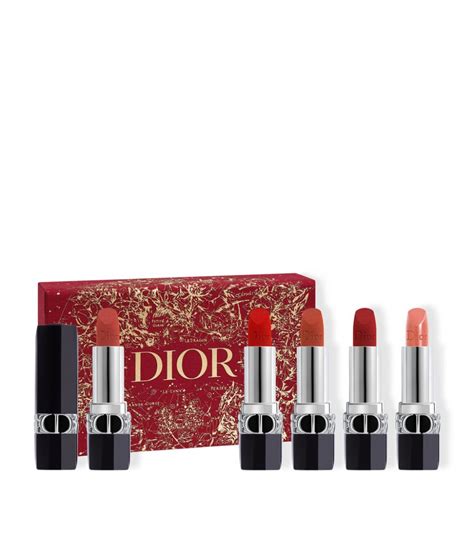 mini lipstick dior|Dior limited edition lipstick set.